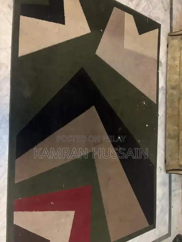 Modern Geometric Area Rug for Living Room or Bedroom