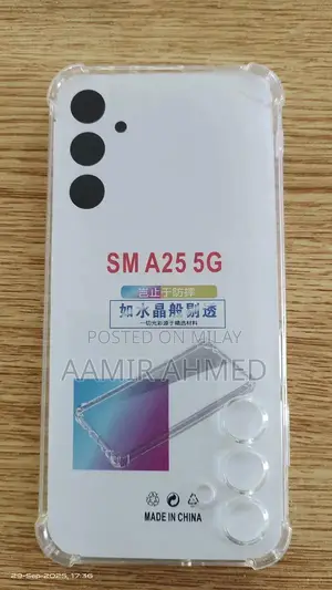 Samsung A25 5G Soft Clear Back Phone Case Protector