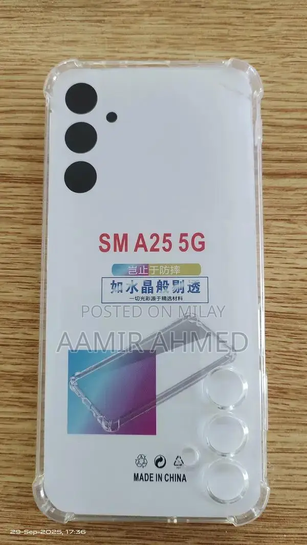 Samsung A25 5G Soft Clear Back Phone Case Protector