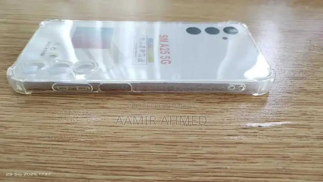 Samsung A25 5G Soft Clear Back Phone Case Protector