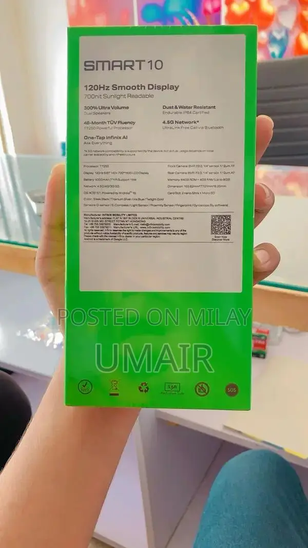 Dual Storage Smartphone with 64GB and 8GB RAM