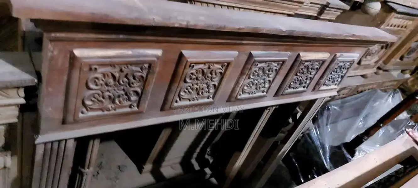 Wooden Bedroom Set with Side Tables and Dressing Table