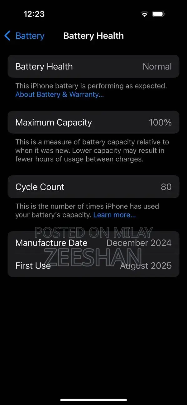 iPhone 15 128GB Black - Lightly Used Smartphone