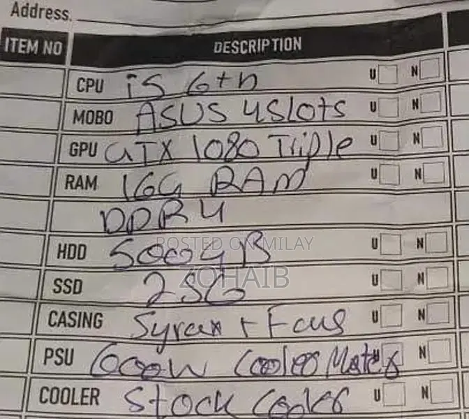 High-Performance Gaming and Editing Desktop PC