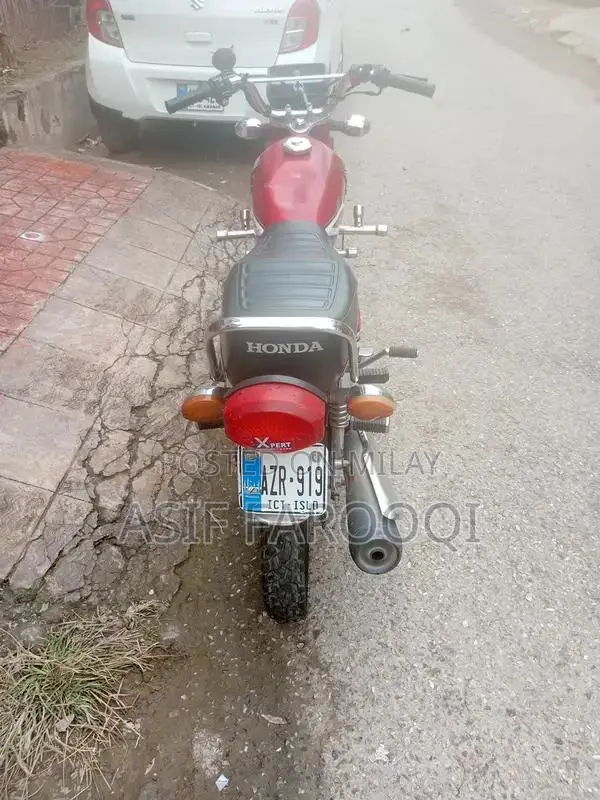 Honda CG 125 Motorcycle 2019 Red Model