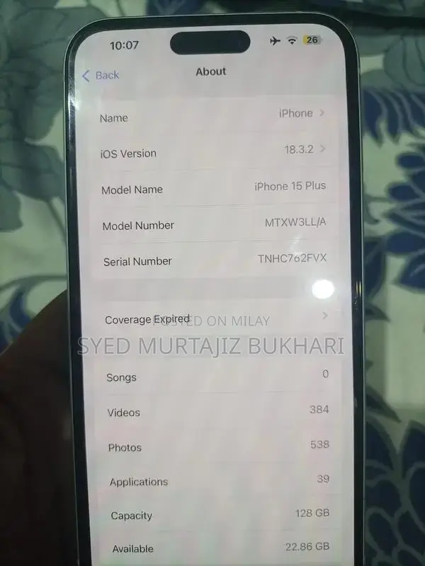 128GB iPhone 15 Plus - Excellent Condition with Original Box