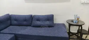 Photo - L-Shape Sofa and Dining Table Set - 5-6 Person Seating