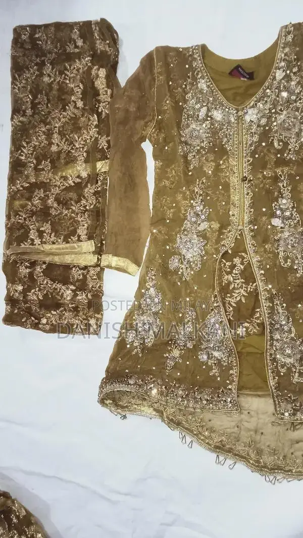 Elegant Party Wear Dress with Embroidered Shirt and Dupatta