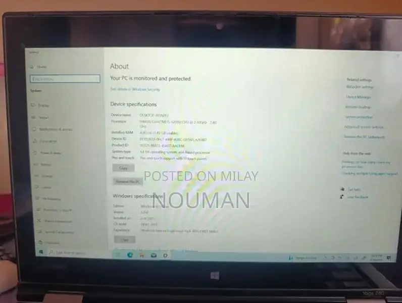 Lenovo ThinkPad Business Laptop - Core i5 6th Gen