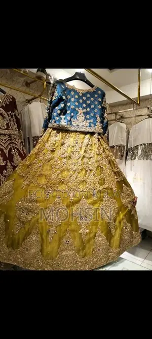 Elegant Lehenga with Detailed Measurements and Intricate Design