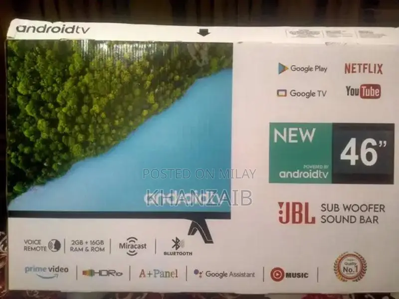 Smart 46-Inch LED TV with Bluetooth and WiFi