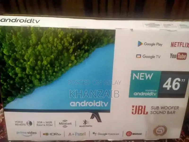 Smart 46-Inch LED TV with Bluetooth and WiFi