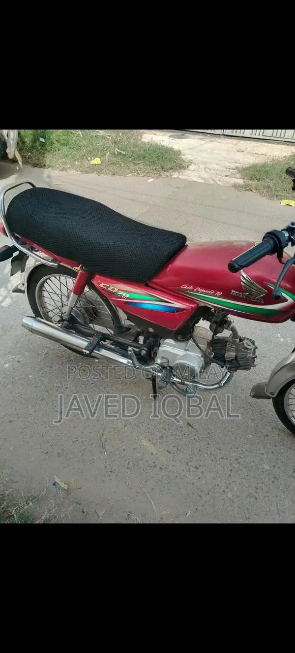 Honda CD 70 Motorcycle 2016 Model Second-Hand