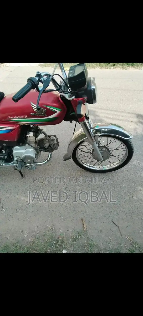 Honda CD 70 Motorcycle 2016 Model Second-Hand