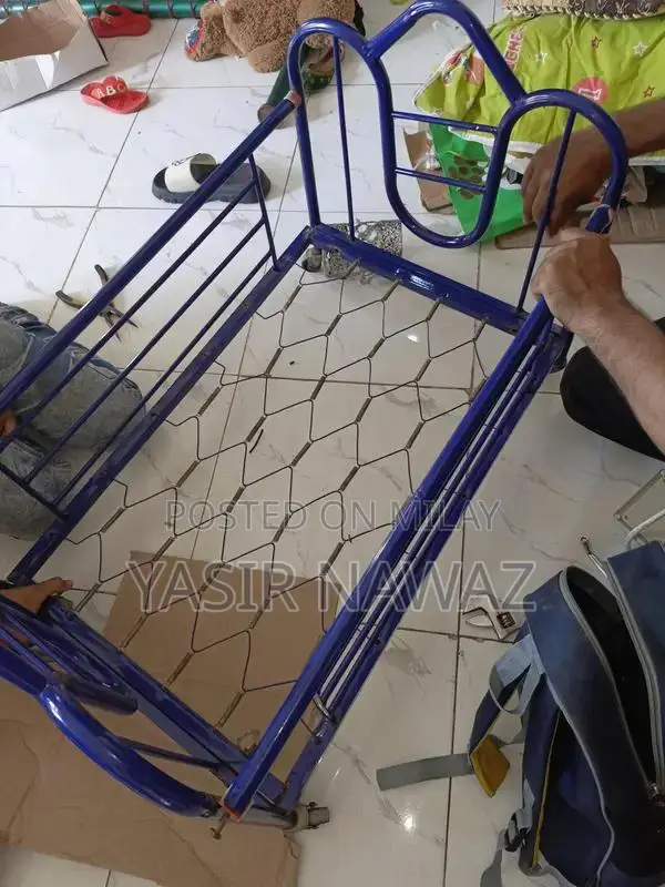 Kids Iron Outdoor Swing Set for Playground and Backyard