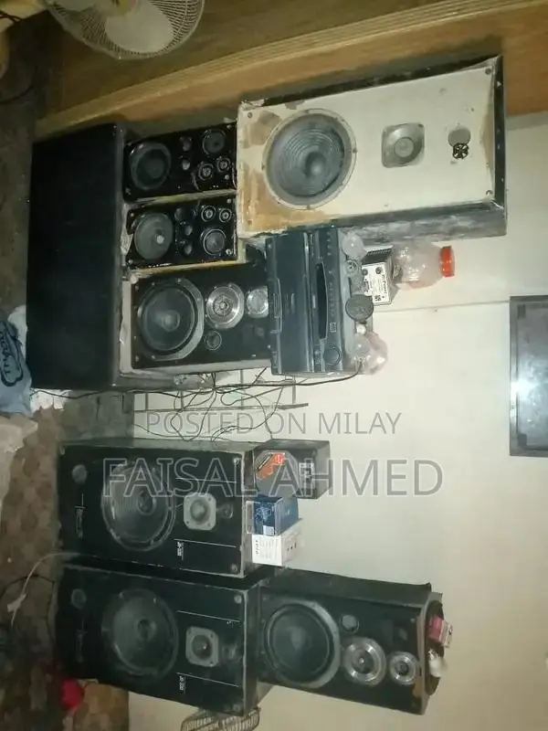 Pioneer 165W Amplifier with 6, 10, 12 Inch Speakers