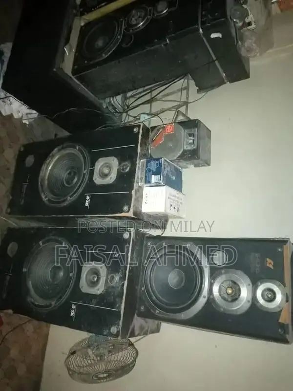 Pioneer 165W Amplifier with 6, 10, 12 Inch Speakers