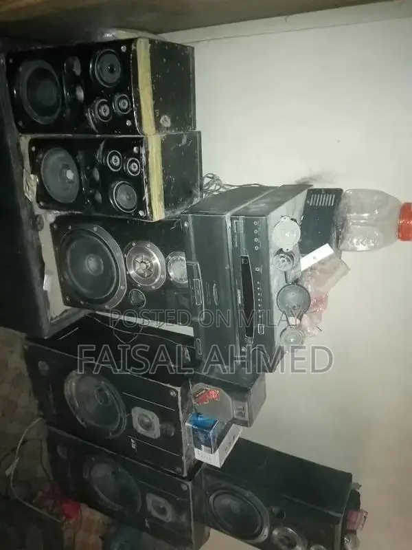 Pioneer 165W Amplifier with 6, 10, 12 Inch Speakers