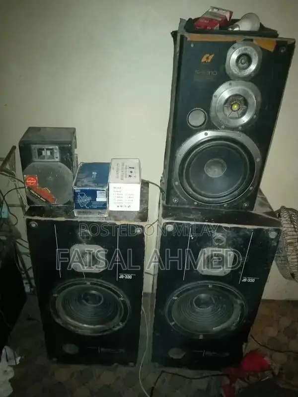 Pioneer 165W Amplifier with 6, 10, 12 Inch Speakers