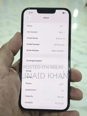 Apple Smartphone 128GB Non-PTA Edition