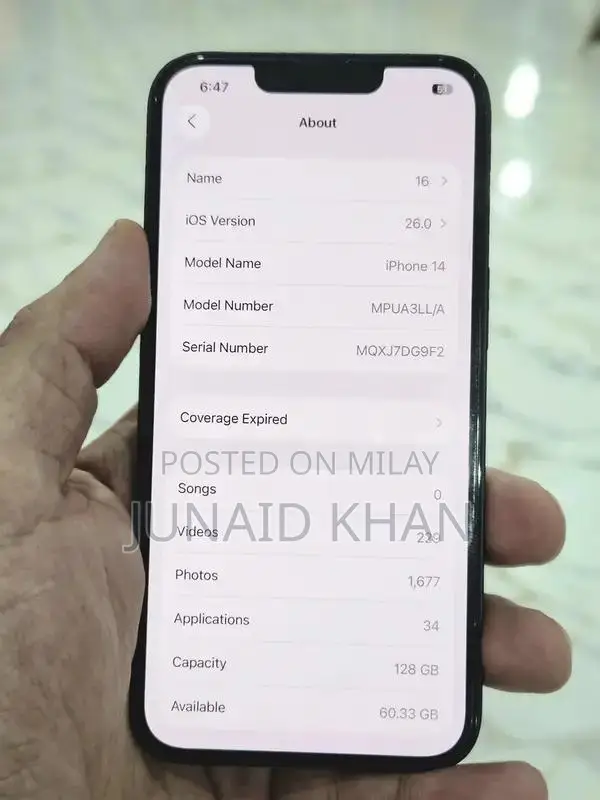 Apple Smartphone 128GB Non-PTA Edition