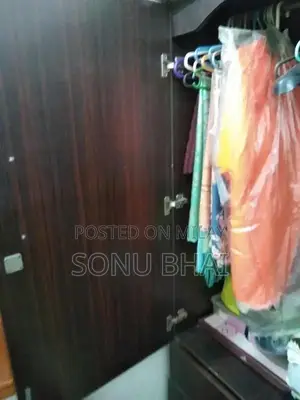 Large Wooden Almari Traditional Storage Cabinet