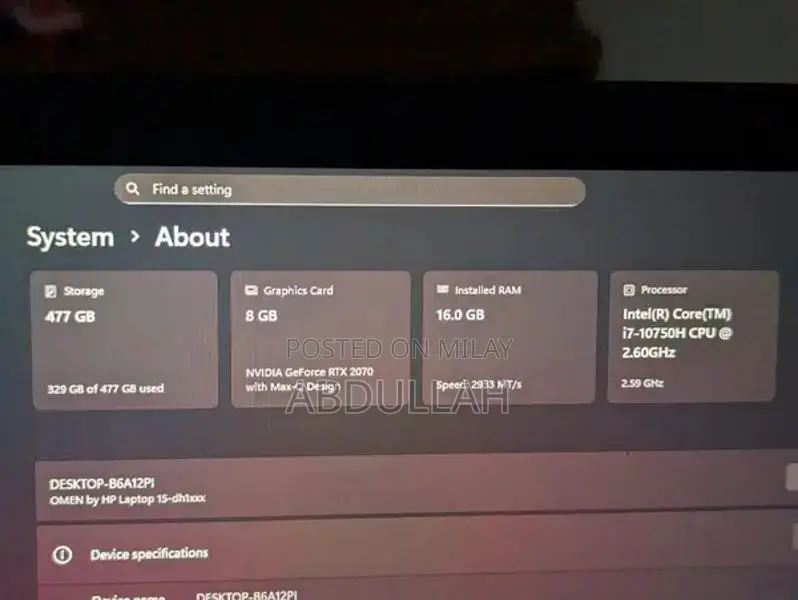 HP Omen 15 Gaming Laptop High-Performance Gaming Machine