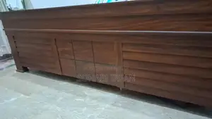 Matte Finish Semi-Solid Wood Bedroom Furniture Set