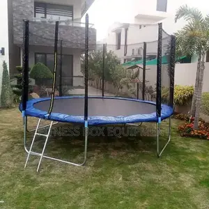 10ft Kids Jumping Trampoline with Safety Enclosure Net