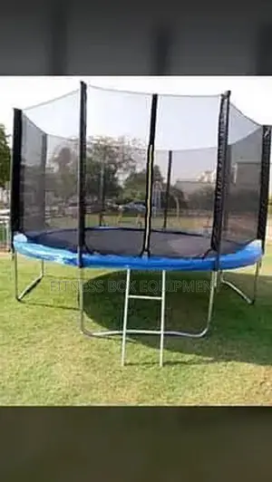 10ft Kids Jumping Trampoline with Safety Enclosure Net
