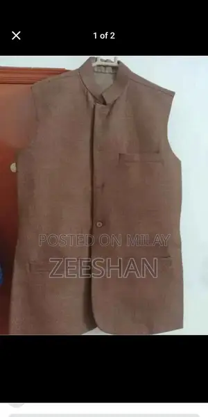 Men's Formal Khaddar Wedding Waistcoats - Medium Size