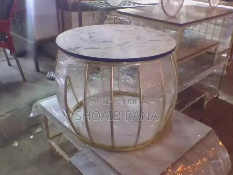 19-Inch Iron Table Coffee or Side Table Furniture