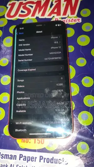 Apple iPhone 12 64GB Product RED Smartphone with Minor Damage