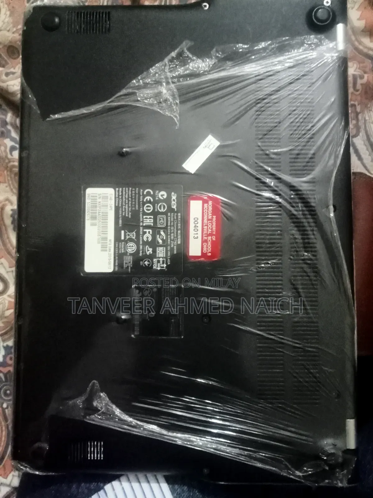 New Laptop Acer Chromebook 11 C740 4GB SSD 128GB