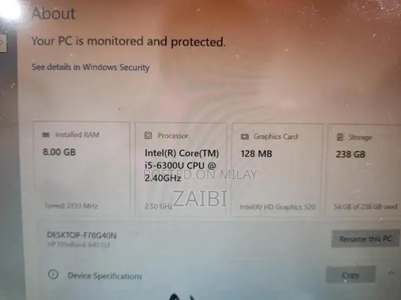 HP EliteBook 840 G3 Business Laptop