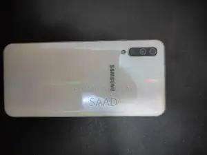 Samsung Galaxy A50 Smartphone with Cracked Screen