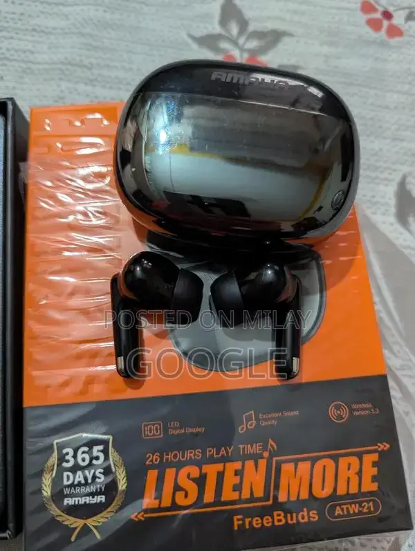 Amaya Airbuds Wireless Earphones with Long Battery Life