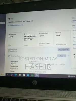 HP EliteBook 725 G3 Business Laptop