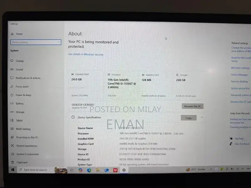 Dell Inspiron 15 Laptop - 11th Gen i5, 24GB RAM, 256GB SSD