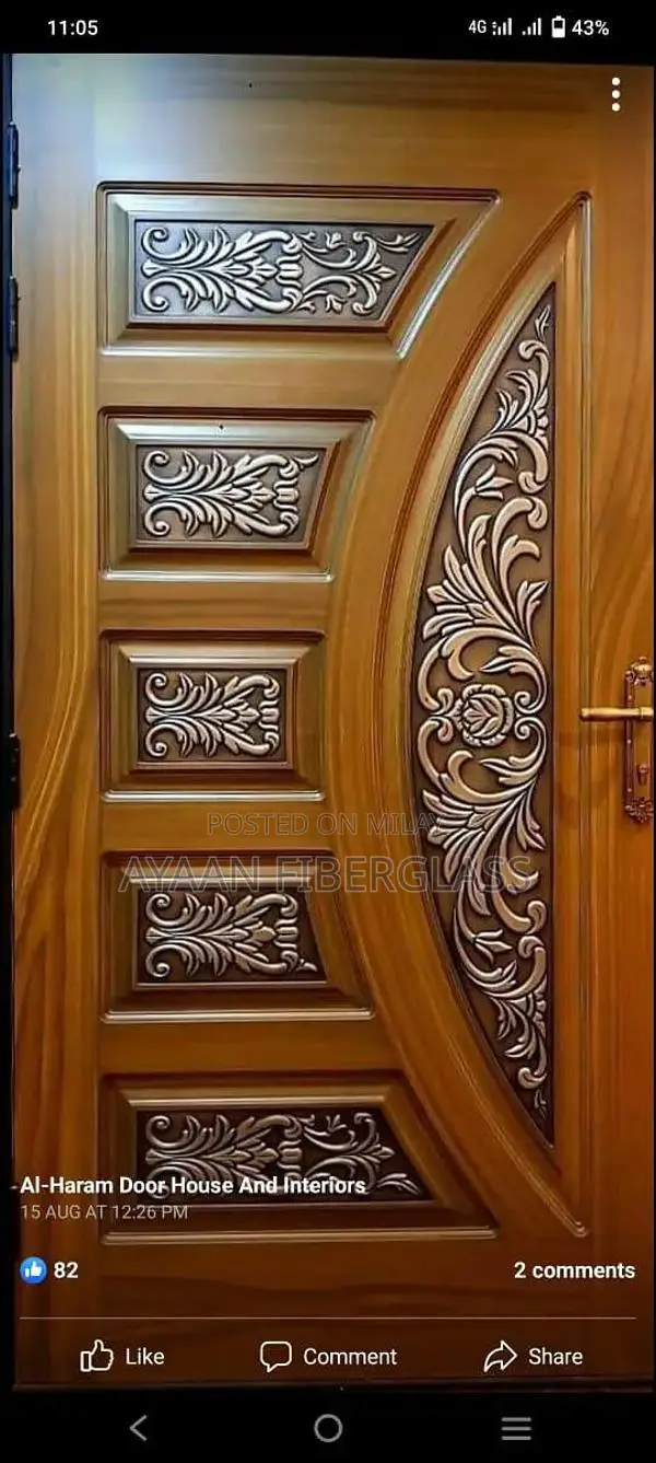 Premium Fiberglass Door with Lifetime Warranty