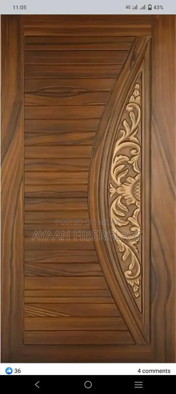 Premium Fiberglass Door with Lifetime Warranty