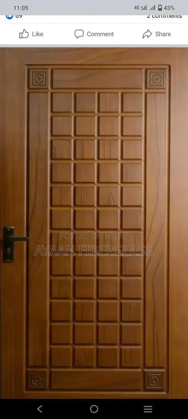 Premium Fiberglass Door with Lifetime Warranty