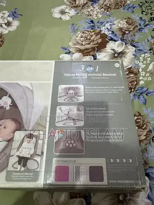 Multifunctional Baby Bassinet with Multiple Features