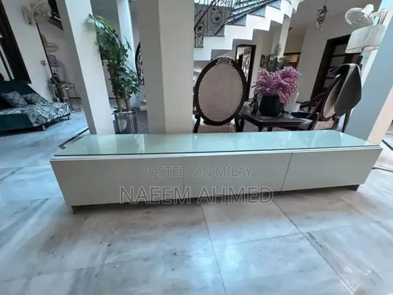 Modern Media Table for Home Entertainment Space