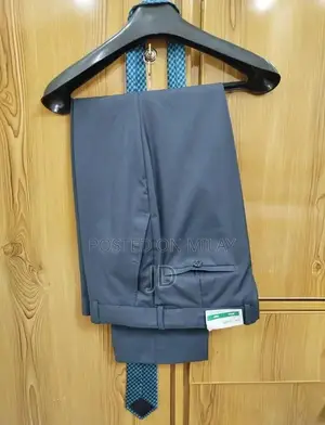 Men's Blue-Green Pant Coat with Precise Measurements