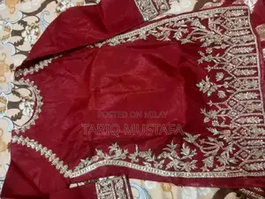 Elegant Hand-Embroidered Wedding Dress