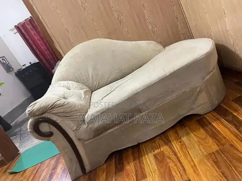 7 Seater White Velvet Sofa Set with Strong Wooden Frame