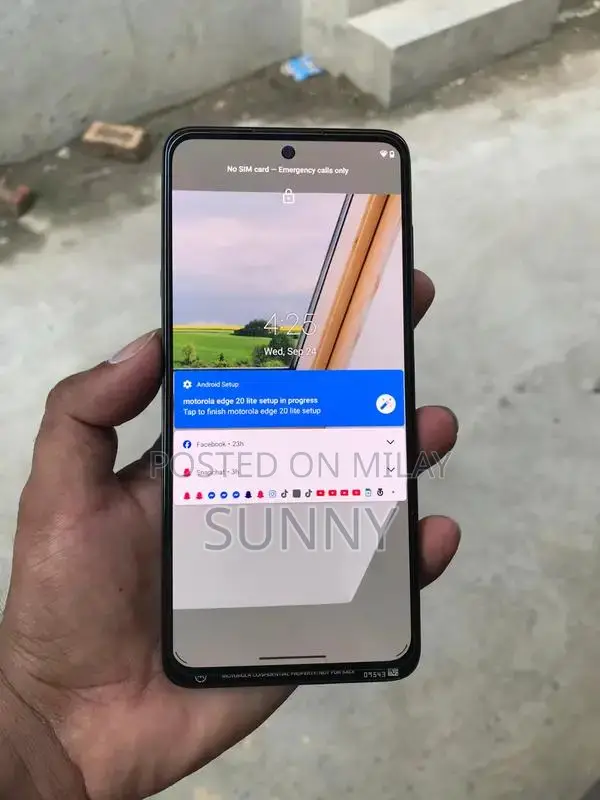 Edge 20 Lite Mid-Range Smartphone with OLED Display