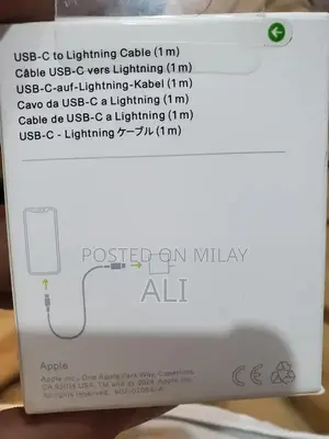 USB-C to Lightning Cable for Fast Charging and Data Transfer