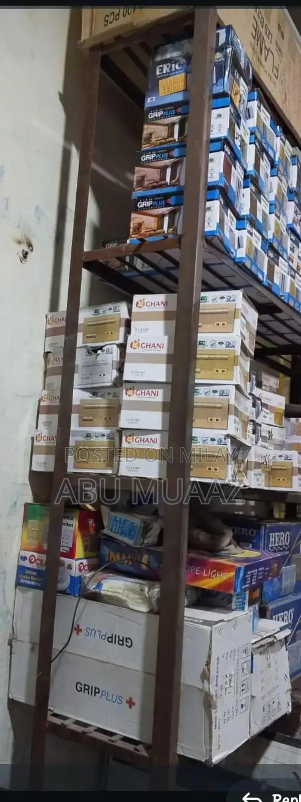 Heavy Duty Iron Rack - 7ft Height, 5ft Length, Versatile Storage Solut